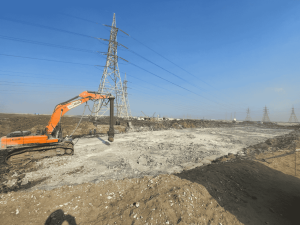 Mass Soil Mixing in East Port Said with KRD 120 MIX